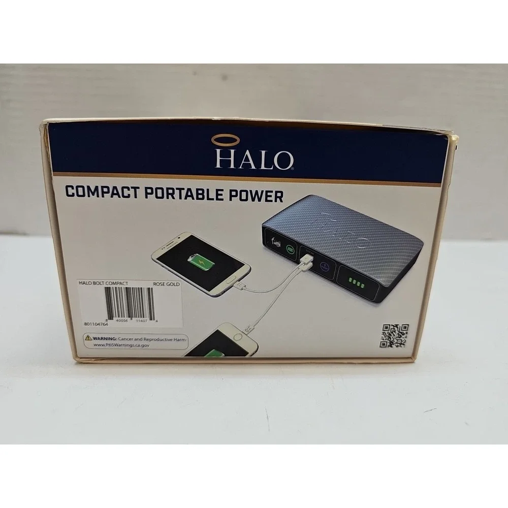 Halo Bolt ACDC‎ Wireless Portable Car Jump Starter In Rose Gold NEW OPEN BOX